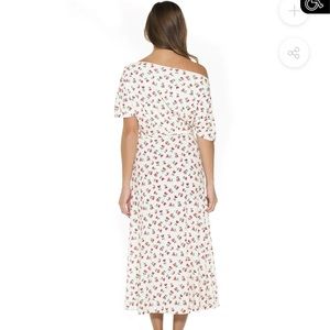 Alexia Admor Kaelyn Midi Dress size L NWT Ivory Floral
